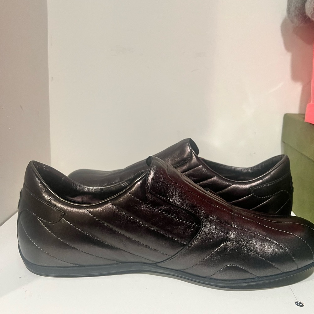 Gucci vintage pell gomma nappa silk sneakers - Picture 3 of 8